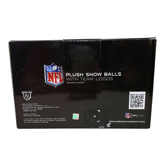 NFL Dallas Cowboys Plush Snow Balls Set of 12 - Picture 3 of 4